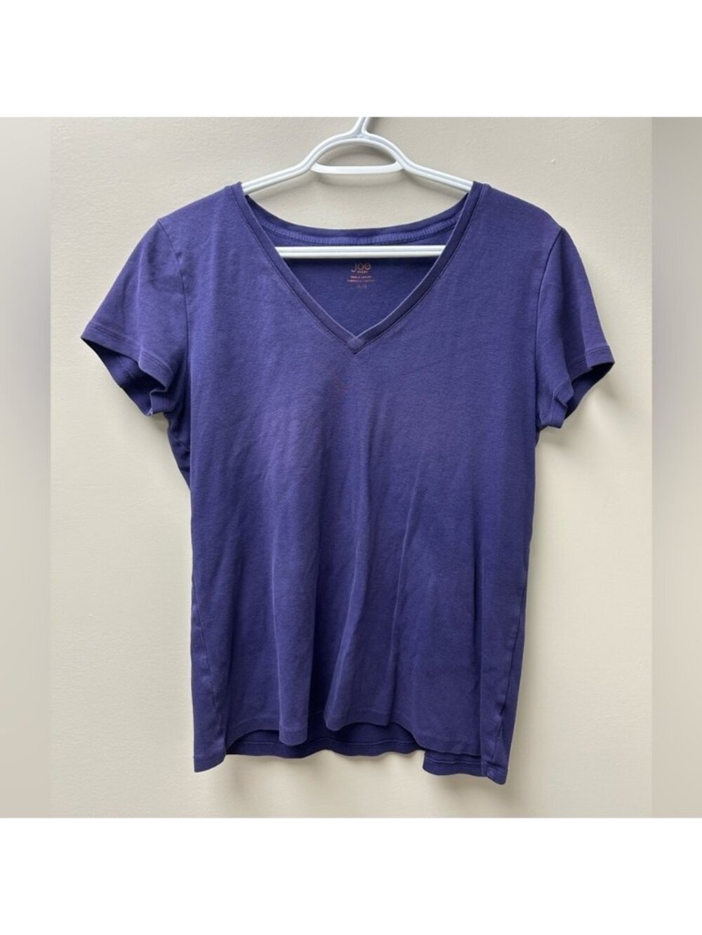 Joe Fresh Purple V Neck T Shirt